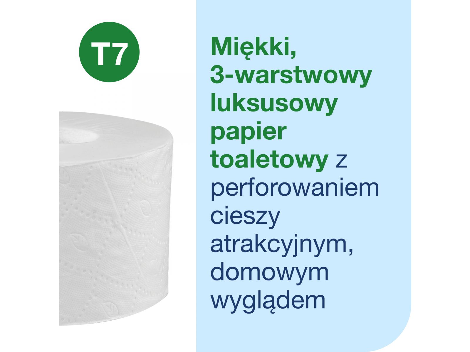 Papier toaletowy bez gilzy Tork OptiServe 472650 T7 Premium x18